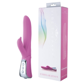 Luxusní vibrátor - Vibe Therapy - Exhilaration růžové barvy